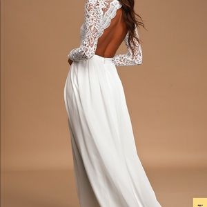 Lulus wedding dress